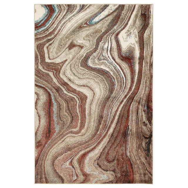 Liora Manne Ashford Agate 8133/24 Red Rug.