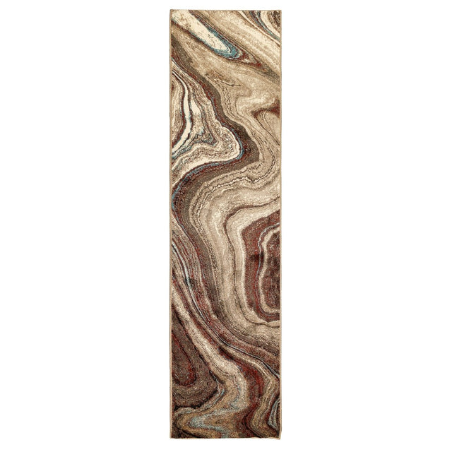 Liora Manne Ashford Agate 8133/24 Red Rug.