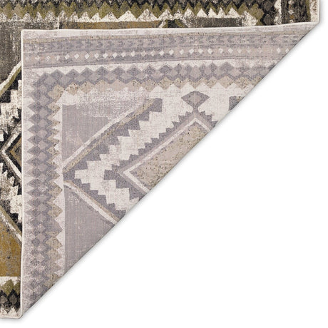 Liora Manne Ashford Diamond Trio 8139/48 Grey Rug.