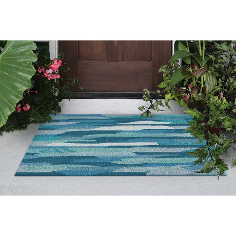 Liora Manne Capri Cloud 1725/94 Blue Rug.