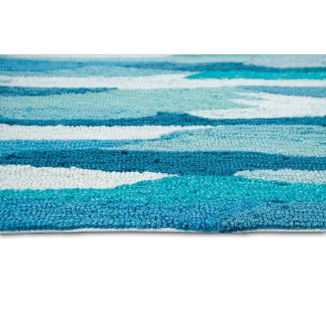 Liora Manne Capri Cloud 1725/94 Blue Rug.