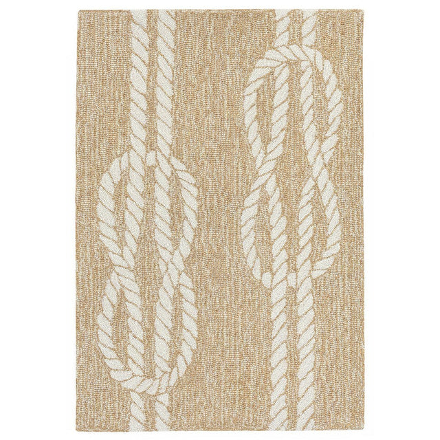 Liora Manne Capri Ropes 1636/12 White Rugs.