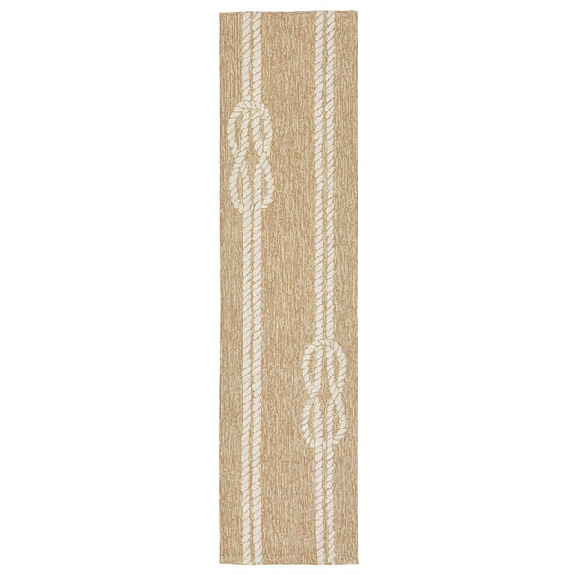 Liora Manne Capri Ropes 1636/12 White Rugs.