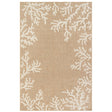 Liora Manne Carmel Coral Border 8448/12 Beige Rug.