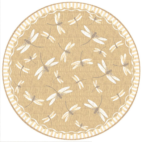 Liora Manne Carmel Dragonfly 8440/22 Beige Rug - Liora Manne - cred8844022