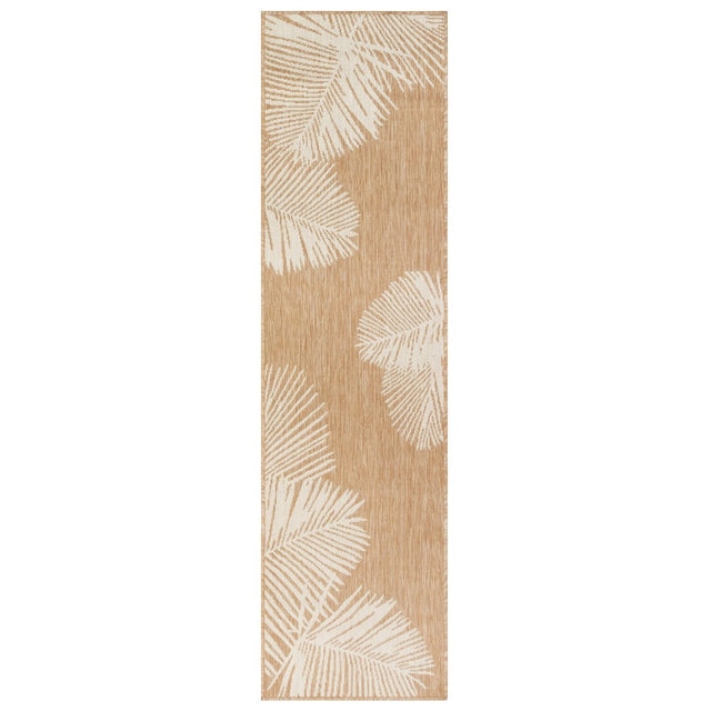 Liora Manne Carmel Palm 8439/12 Beige Rug.