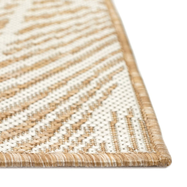 Liora Manne Carmel Palm 8439/12 Beige Rug.