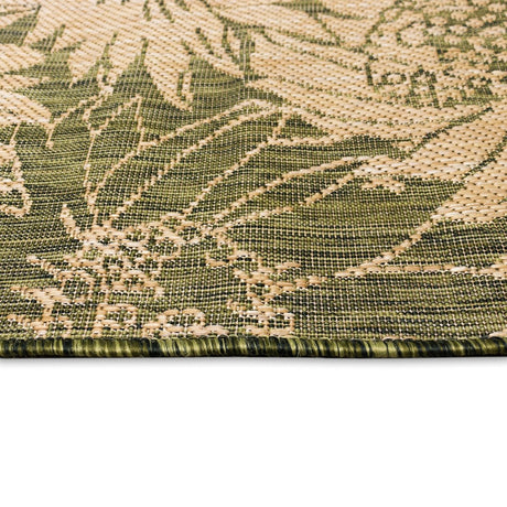 Liora Manne Carmel Sunflower Field 8483/06 Green Rug - Liora Manne - crer8848306