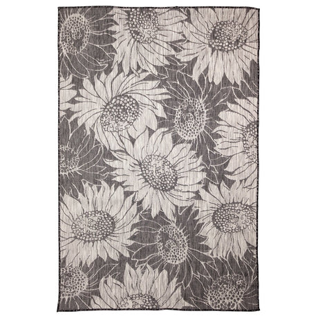 Liora Manne Carmel Sunflower Field 8483/48 Black Rug - Liora Manne - cre45848348