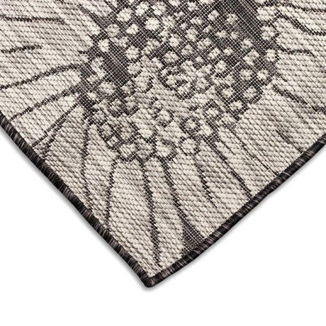 Liora Manne Carmel Sunflower Field 8483/48 Black Rug - Liora Manne - cre45848348