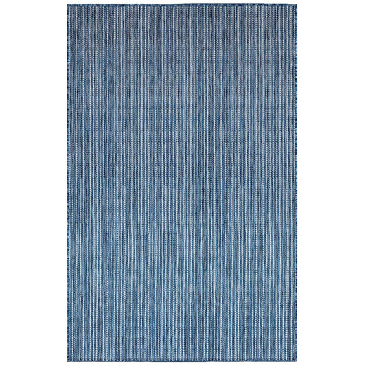 Liora Manne Carmel Texture Stripe 8422/33 Navy Rugs - Liora Manne - cre45842233