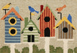 Liora Manne Frontporch Birdhouses 1441/44 Multi Rugs.