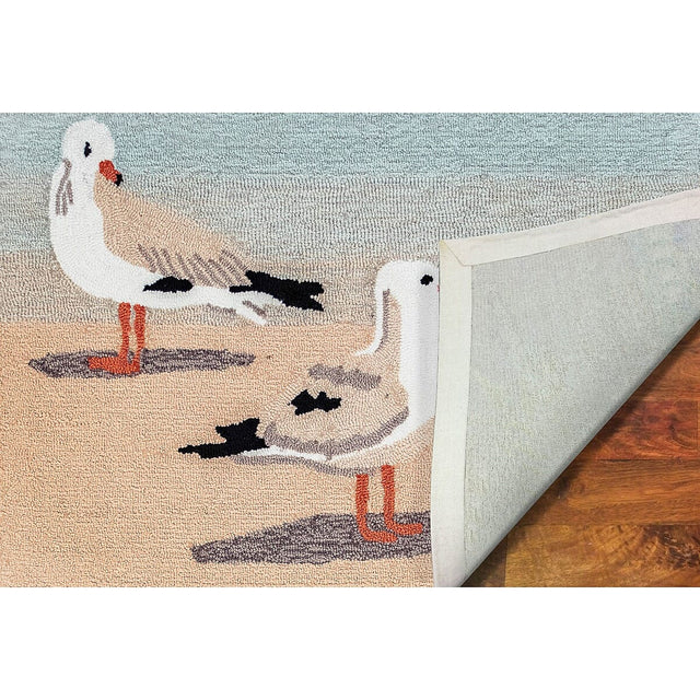 Liora Manne Frontporch Gulls 4441/12 Sand Rugs.