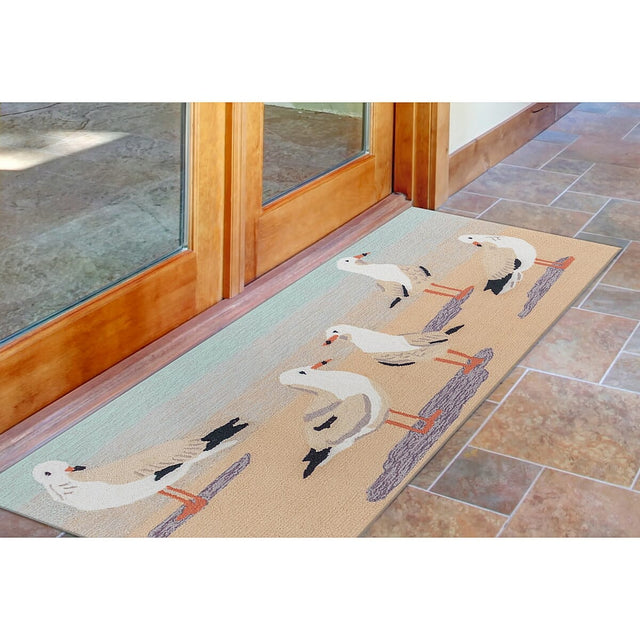 Liora Manne Frontporch Gulls 4441/12 Sand Rugs.