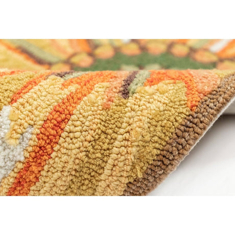 Liora Manne Frontporch Sunflower 1417/09 Yellow Rug.