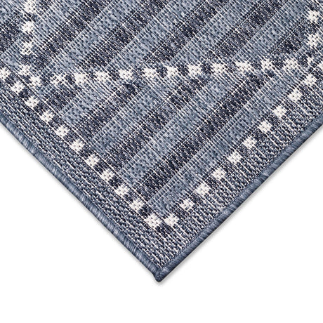 Liora Manne Malibu Checker Diamond 8225/33 Navy Rug.