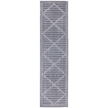 Liora Manne Malibu Checker Diamond 8225/33 Navy Rug.