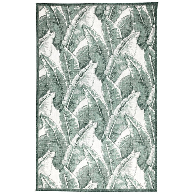 Liora Manne Malibu Fronds 8233/06 Green Rug.