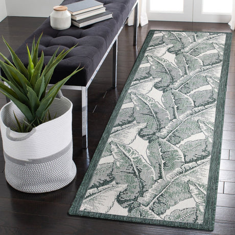 Liora Manne Malibu Fronds 8233/06 Green Rug.