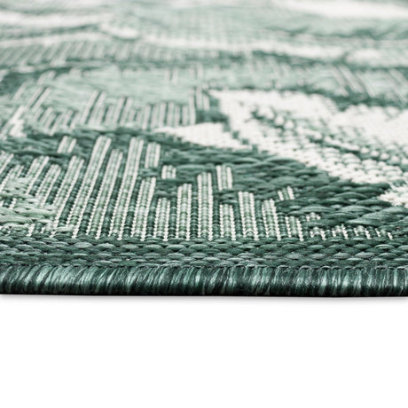 Liora Manne Malibu Fronds 8233/06 Green Rug.