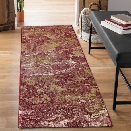 Liora Manne Marina Lava 8114/24 Red Rug.