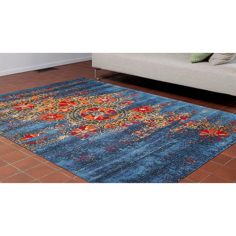 Liora Manne Marina Suzanie 8046/03 Blue Rugs.