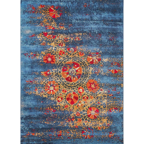 Liora Manne Marina Suzanie 8046/03 Blue Rugs.