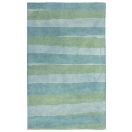 Liora Manne Piazza Stripes 7281/04 Blue Rug - Liora Manne - paz46728104