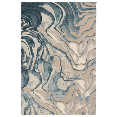 Liora Manne Soho Agate 7100/03 Blue Rug.