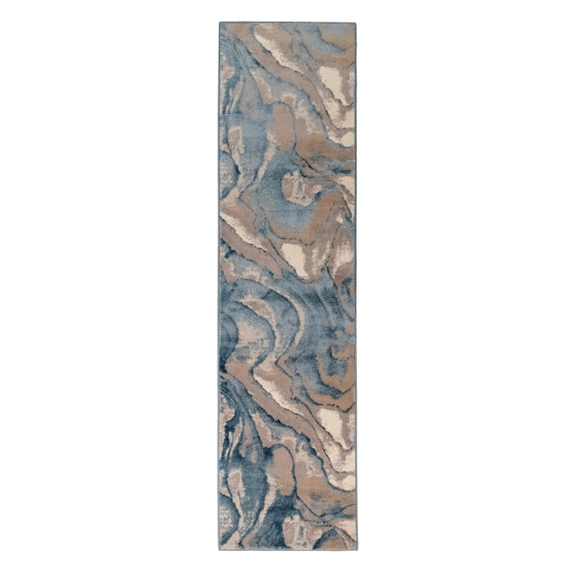 Liora Manne Soho Agate 7100/03 Blue Rug.