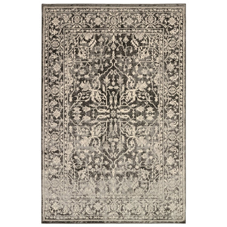 Liora Manne Soho Heriz 7105/48 Black Rug.