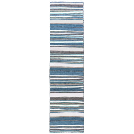 Liora Manne Sonoma Malibu Stripe 6258/04 Blue Rug.