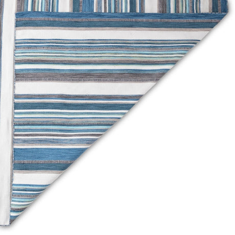 Liora Manne Sonoma Malibu Stripe 6258/04 Blue Rug.