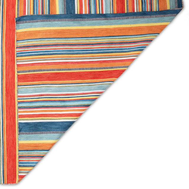 Liora Manne Sonoma Malibu Stripe 6258/14 Orange Rug.