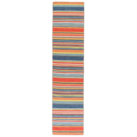 Liora Manne Sonoma Malibu Stripe 6258/14 Orange Rug.