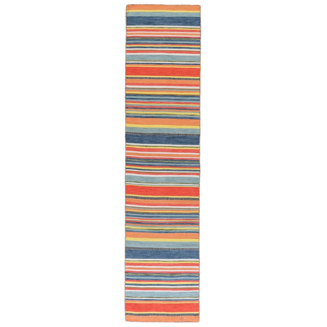 Liora Manne Sonoma Malibu Stripe 6258/14 Orange Rug.