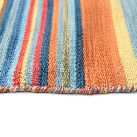 Liora Manne Sonoma Malibu Stripe 6258/14 Orange Rug.