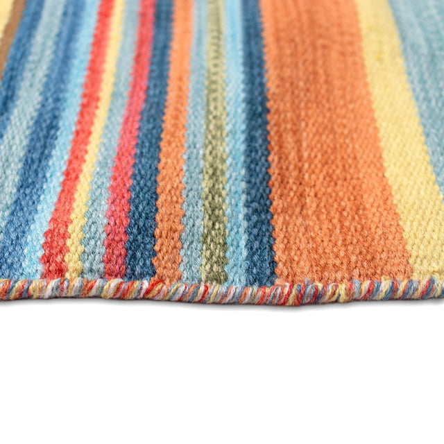 Liora Manne Sonoma Malibu Stripe 6258/14 Orange Rug.