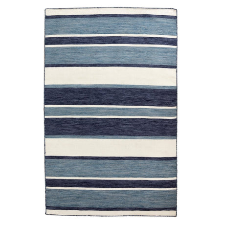 Liora Manne Sorrento Boat Stripe 6317/33 Navy Rug.