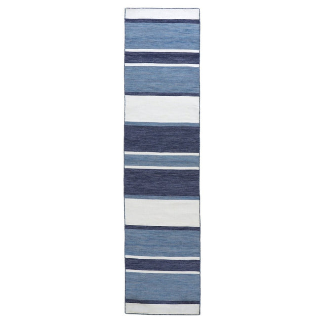 Liora Manne Sorrento Boat Stripe 6317/33 Navy Rug.