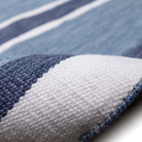 Liora Manne Sorrento Boat Stripe 6317/33 Navy Rug.