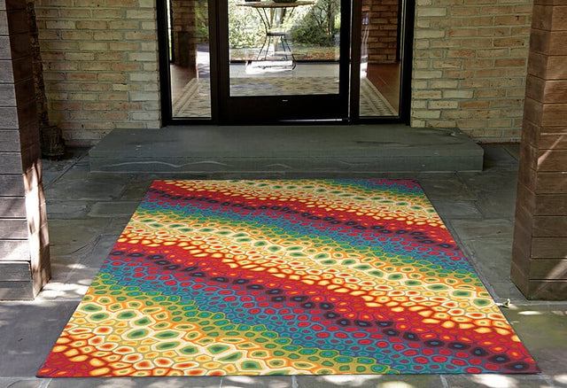 Liora Manne Visions Iv Pop Swirl 4127/44 Multi Rugs.