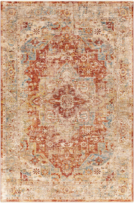 Livabliss Aspendos Aps - 2309 Clay, Rust, Dark Red, Rose Rugs - Livabliss - aps2309 - 23