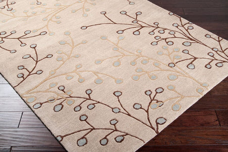 Livabliss Athena ath - 5008 Ivory / Tan / Chocolate / Pale Blue Rugs - Livabliss - ath5008 - 4rd