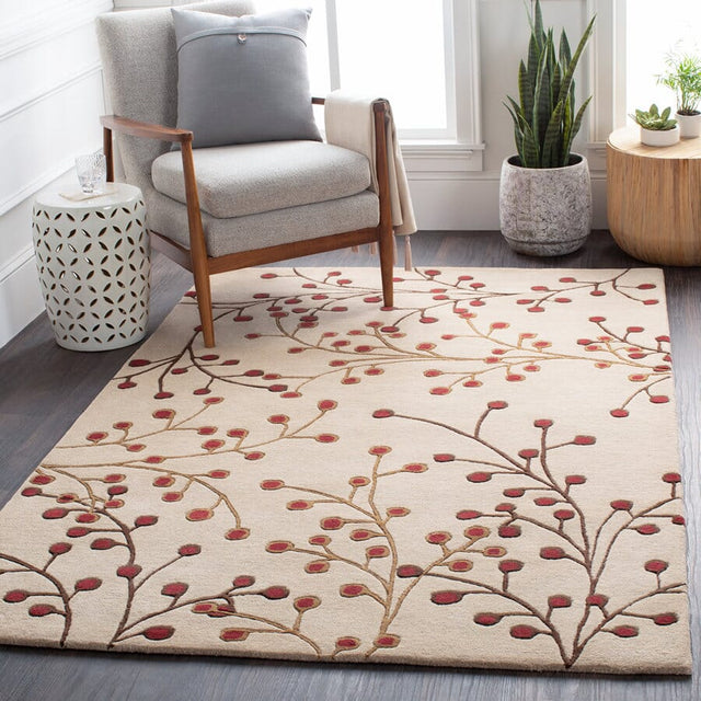 Livabliss Athena Ath - 5053 Burgundy, Camel, Dark Brown Rugs - Livabliss - ath5053 - 23