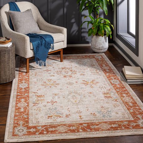 Livabliss Avant Garde Avt - 2312 Burnt Orange, Olive, Mustard, Denim Rugs - Livabliss - avt2312 - 23