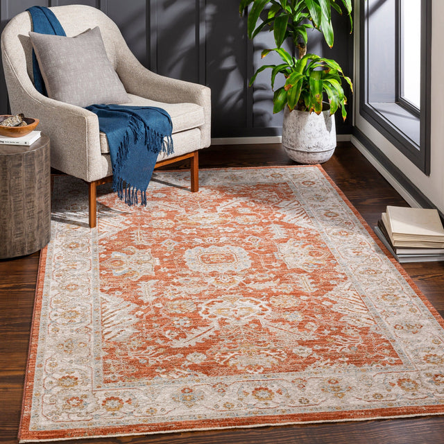 Livabliss Avant Garde Avt - 2317 Burnt Orange, Mustard, Olive, Denim Rugs - Livabliss - avt2317 - 23