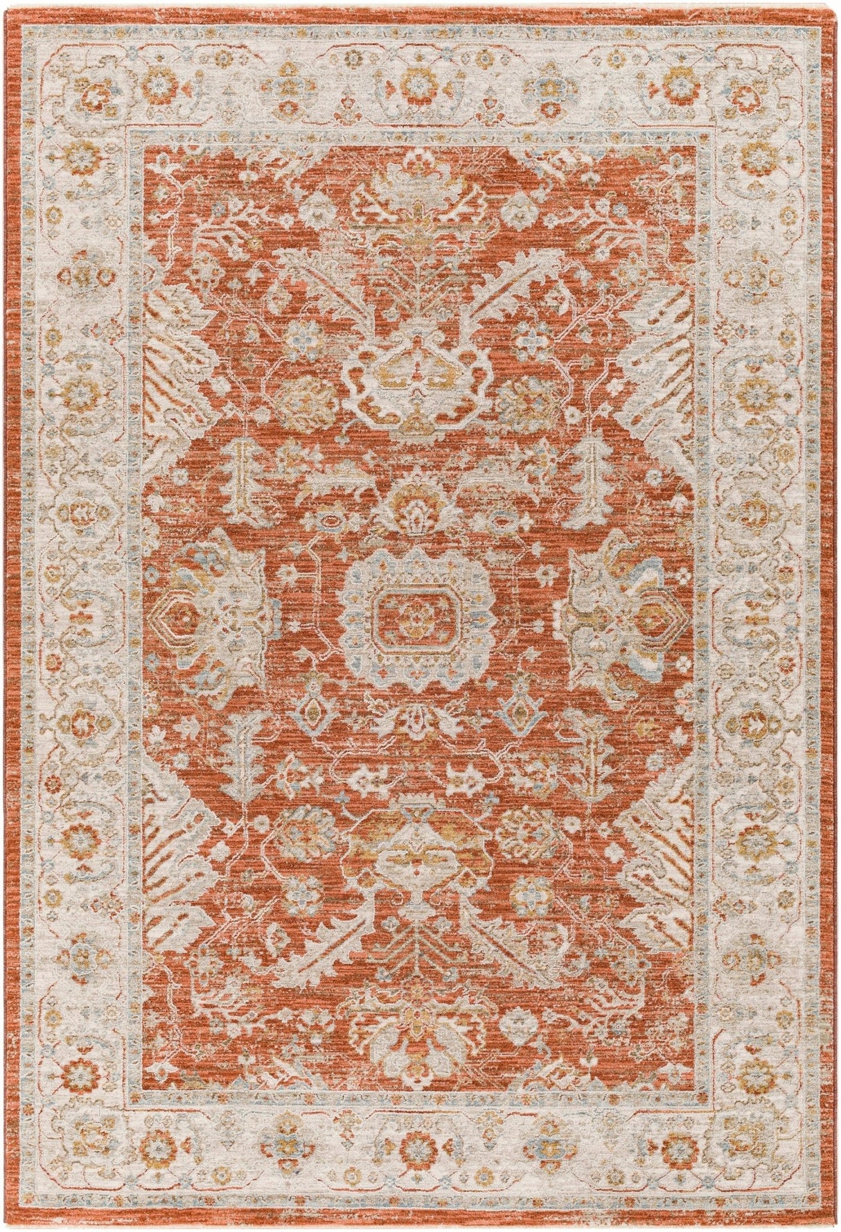 Livabliss Avant Garde Avt - 2317 Burnt Orange, Mustard, Olive, Denim Rugs - Livabliss - avt2317 - 23