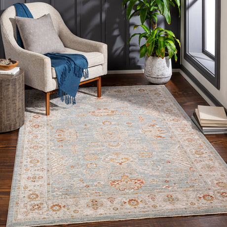 Livabliss Avant Garde Avt - 2318 Denim, Sage, Burnt Orange, Olive Rugs - Livabliss - avt2318 - 23