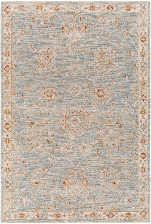 Livabliss Avant Garde Avt - 2322 Denim, Pale Blue, Burnt Orange, Mustard Rugs - Livabliss - avt2322 - 23